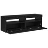 vidaXL Gabinete para TV 2 pcs Carvalho Preto 60 x 35 x 40 cm