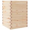vidaXL Vaso/floreira de jardim 50x50x68,5 cm madeira de pinho maci&ccedil;a