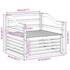 vidaXL Conjunto de Sof&aacute;s para Exterior Madeira S&oacute;lida de Ac&aacute;cia