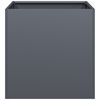 vidaXL Vaso/floreira 40x40x40 cm a&ccedil;o laminado a frio antracite