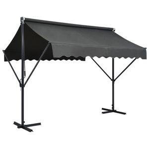 vidaXL Toldo de p&eacute; 300x300 cm antracite