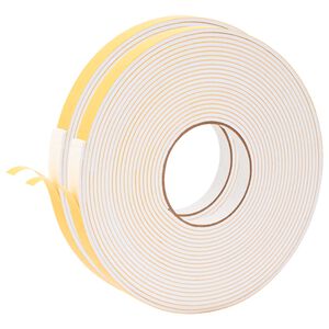vidaXL Fita de espuma autoadesiva 2 unid. Branco 15mm x 10m Espuma CR