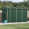 vidaXL Abrigo de jardim verde 191x300x198 cm a&ccedil;o galvanizado