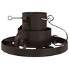 vidaXL Suporte para &Aacute;rvore de Natal Cobre Antigo 40 x 40 x 20.5 cm A&ccedil;o