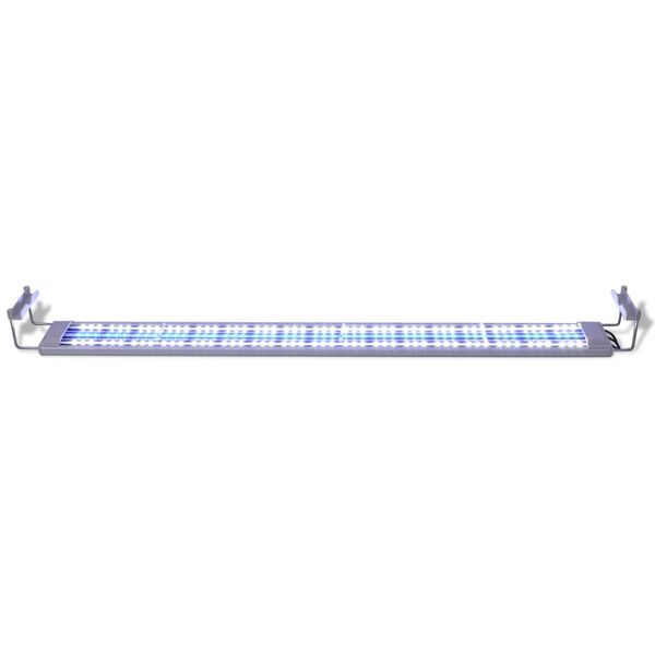 vidaXL Ilumina&ccedil;&atilde;o aqu&aacute;rio LED 100-110 cm alum&iacute;nio IP67