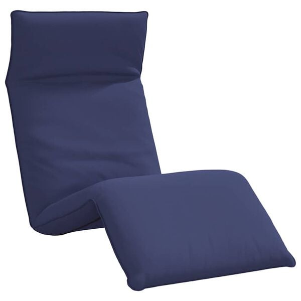 vidaXL Espregui&ccedil;adeira dobr&aacute;vel 175x54x8,5 cm azul-marinho