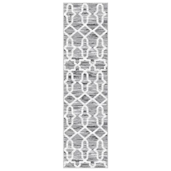 vidaXL Tapete/passadeira lav&aacute;vel poli&eacute;ster 80x300 cm estampado