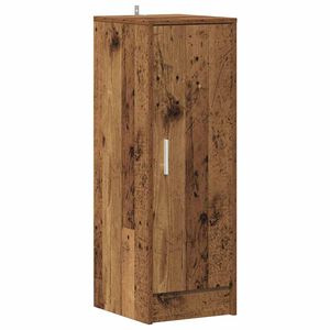 vidaXL Sapateira madeira velha 32x35x92 cm madeira trabalhada