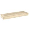 vidaXL Conjunto de Almofadas para Palete 2 pcs Bege 120 x 40 x 8 cm