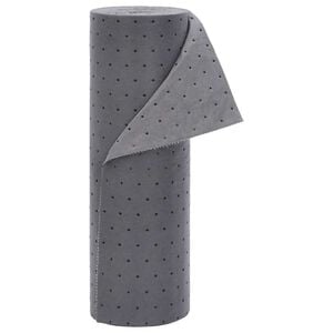 vidaXL Almofada absorvente de &oacute;leo 40x1000 cm cinzento