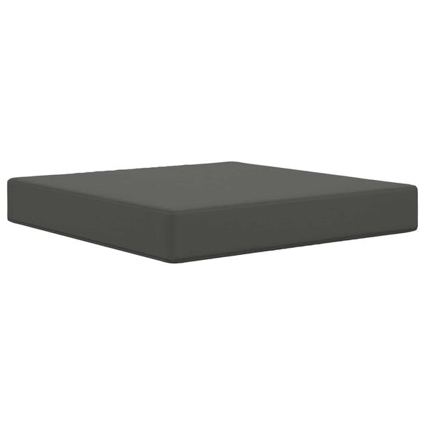 vidaXL Almofada para Sof&aacute; Externo 3 pcs Antracite Poli&eacute;ster