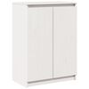 vidaXL Aparador pinho maci&ccedil;o 60x36x84 cm branco