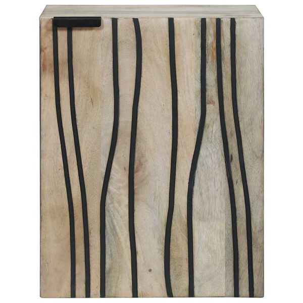 vidaXL Arm&aacute;rio para Pia de Banheiro com porta Branco 38 x 33,5 x 48 cm