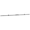 vidaXL Kit de ferragens para porta deslizante 427 cm a&ccedil;o preto