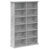 vidaXL Arm&aacute;rio para CD Cinzento Cimento 60 x 17 x 92 cm