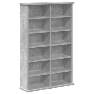 vidaXL Arm&aacute;rio para CD Cinzento Cimento 60 x 17 x 92 cm