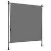 vidaXL Cortina Rol&ocirc; Exterior Cinzento-claro 150 x 270 cm