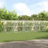vidaXL Canil de Cachorro 4 pcs Prateado 8 x 2 x 2 m A&ccedil;o galvanizado