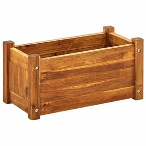 vidaXL Canteiro elevado de jardim 50x25x25 cm madeira de ac&aacute;cia