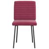 vidaXL Cadeiras de jantar 2 pcs veludo vermelho tinto