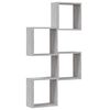 vidaXL Prateleiras de parede forma de cubo 4 pcs 30x15x30 cm