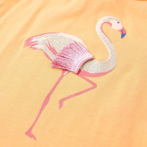T-shirt de al&ccedil;as para crian&ccedil;a laranja brilhante 116