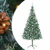 vidaXL &Aacute;rvore de Natal Artificial com 300 LEDs Verde 210 cm PVC e A&ccedil;o