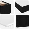 vidaXL Cama com Armazenamento Preto 180 x 200 cm Couro Sint&eacute;tico