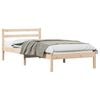 vidaXL Estrutura da Cama com cabeceira Castanho 215,5 x 85,5 x 69,5 cm