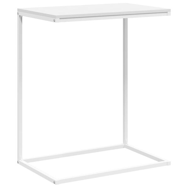 vidaXL Mesa de centro 55x35x66 cm derivados de madeira branco
