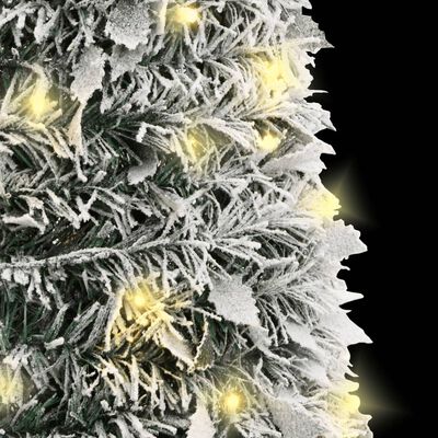 vidaXL Árvore de Natal artificial pop-up c/ 50 luzes LED e neve 120 cm