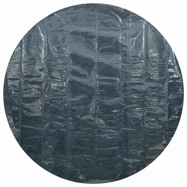 vidaXL Pel&iacute;cula p/ piscina PE solar flutuante 250 cm preto e azul