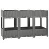 vidaXL Canteiro elevado 120x40x71 cm polipropileno