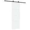 vidaXL Porta Deslizante ORKDAL 83 x 232 cm Madeira de Pinho Maci&ccedil;a