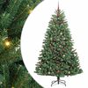 vidaXL &Aacute;rvore de Natal Articulada Artificial Verde 240 cm PVC e Metal