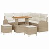 vidaXL Conjunto de Sof&aacute; de Jardim 8 unid. 7-N&uacute;mero de lugares