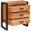 vidaXL Buffet Castanho 66 x 33 x 70 cm Madeira S&oacute;lida de Ac&aacute;cia