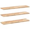 vidaXL Prateleira flutuante 3pcs 100x20x2cm ac&aacute;cia maci&ccedil;a n&atilde;o tratada