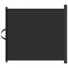 vidaXL Port&atilde;o retr&aacute;til p/ animais de estima&ccedil;&atilde;o 102,5x125 cm preto