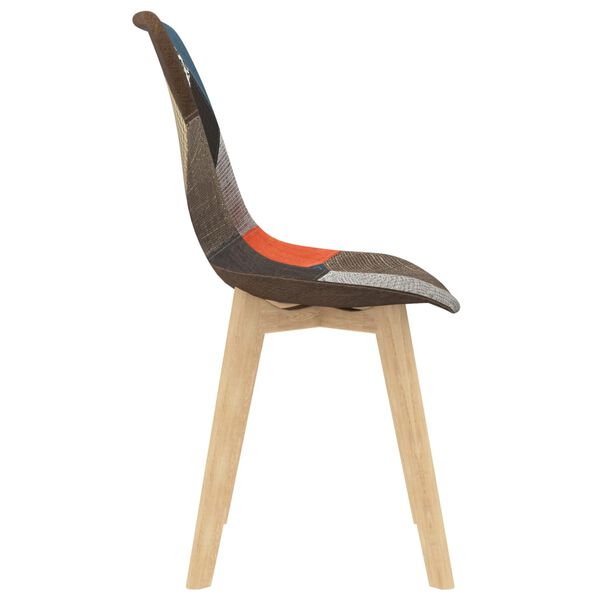 vidaXL Cadeiras de jantar 6 pcs design de retalhos tecido multicolor