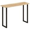 vidaXL Mesa consola c/ borda viva 105x33x76cm madeira mangueira maci&ccedil;a