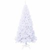 vidaXL Árvore de Natal Artificial com 300 LEDs Branco 180 cm PVC e Aço