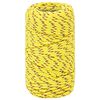 vidaXL Corda de barco 2 mm 25 m polipropileno amarelo