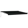 vidaXL Estrutura de Toldo Preto 400 &times; 300 cm