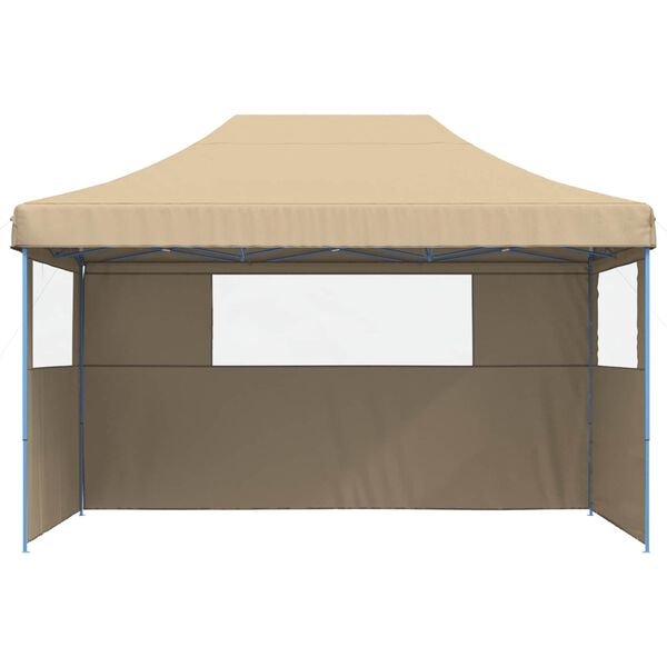 vidaXL Tenda de Festa Bege 292 x 440 x 315 cm Tecido Oxford