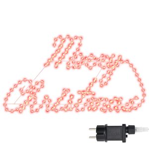vidaXL Placa de Natal 216 LED Vermelho 99 x 55 x 13 cm Ferro
