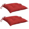 vidaXL Almofad&otilde;es para m&oacute;veis de paletes 2 pcs tecido oxford vermelho