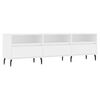 vidaXL M&oacute;vel de TV 150x30x44,5 cm derivados de madeira branco