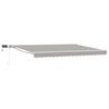 vidaXL Estrutura de Toldo Manual com LEDs 4,5 &times; 3,5 m