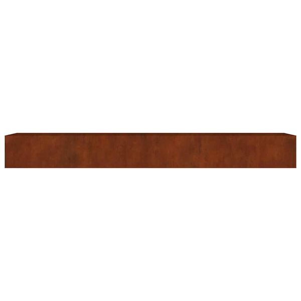 vidaXL Canteiro elevado de jardim 360x80x40 cm a&ccedil;o corten
